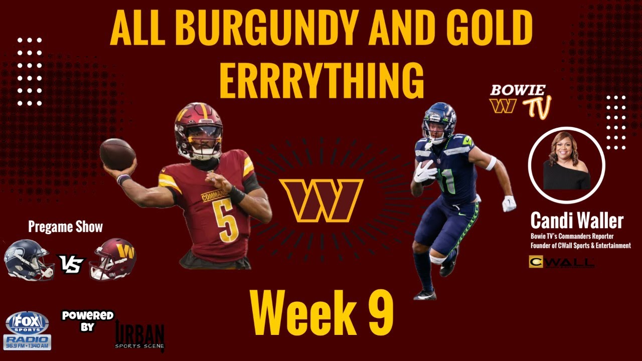 Commanders vs Seahawks | Jayden Daniels Returns for Exciting Sunday Night Football! 🏈