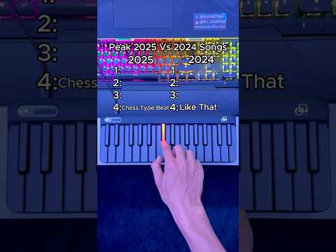 TOP 2025 Vs 2024 Hit Songs, Which Wins?👀