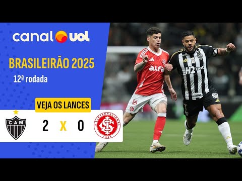 ATLÉTICO-MG VENCE E JOGA O INTERNACIONAL PARA O Z4; VEJA OS GOLS
