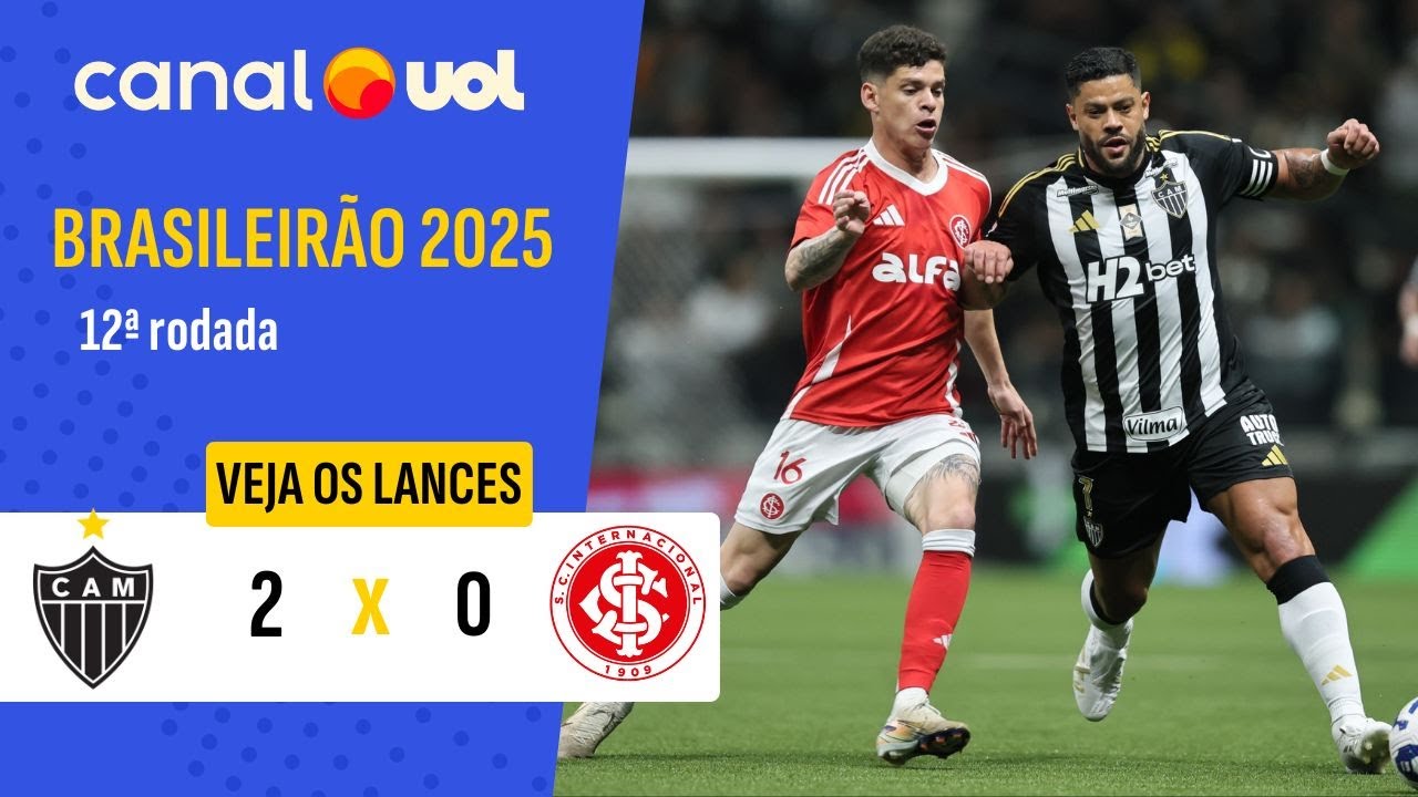 Atlético-MG vence Internacional e afasta o Z4 com estreia de Dudu ⚽