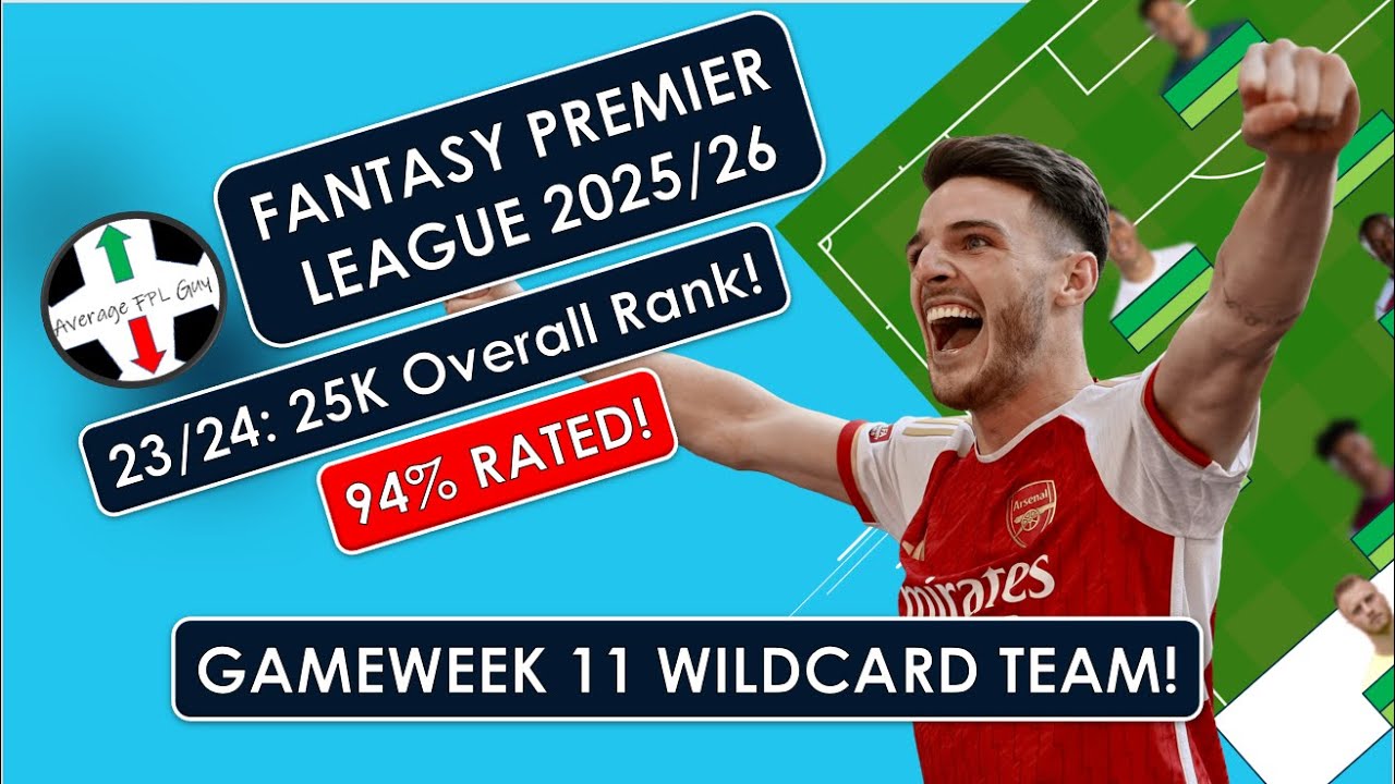 🔥 Top 94% Wildcard FPL Team for Gameweek 11 | Expert Tips & Picks 25/26