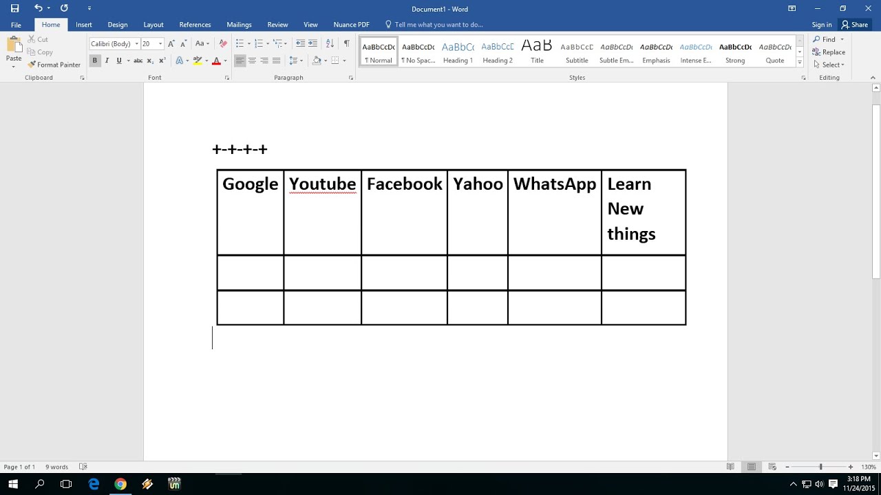 Quick Guide to Insert Tables in MS Word 📝