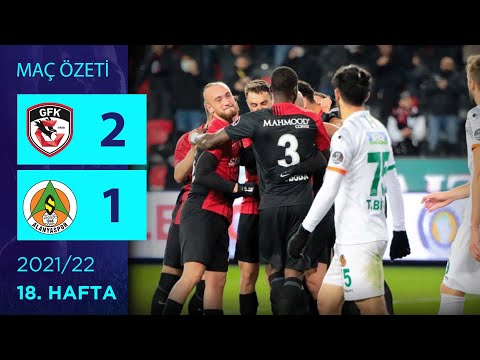 ÖZET: Gaziantep FK 2-1 Aytemiz Alanyaspor | 18. Hafta - 2021/22