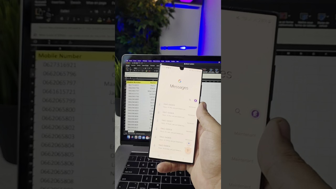 Send Bulk SMS with Customer Names Using Your Phone 📱