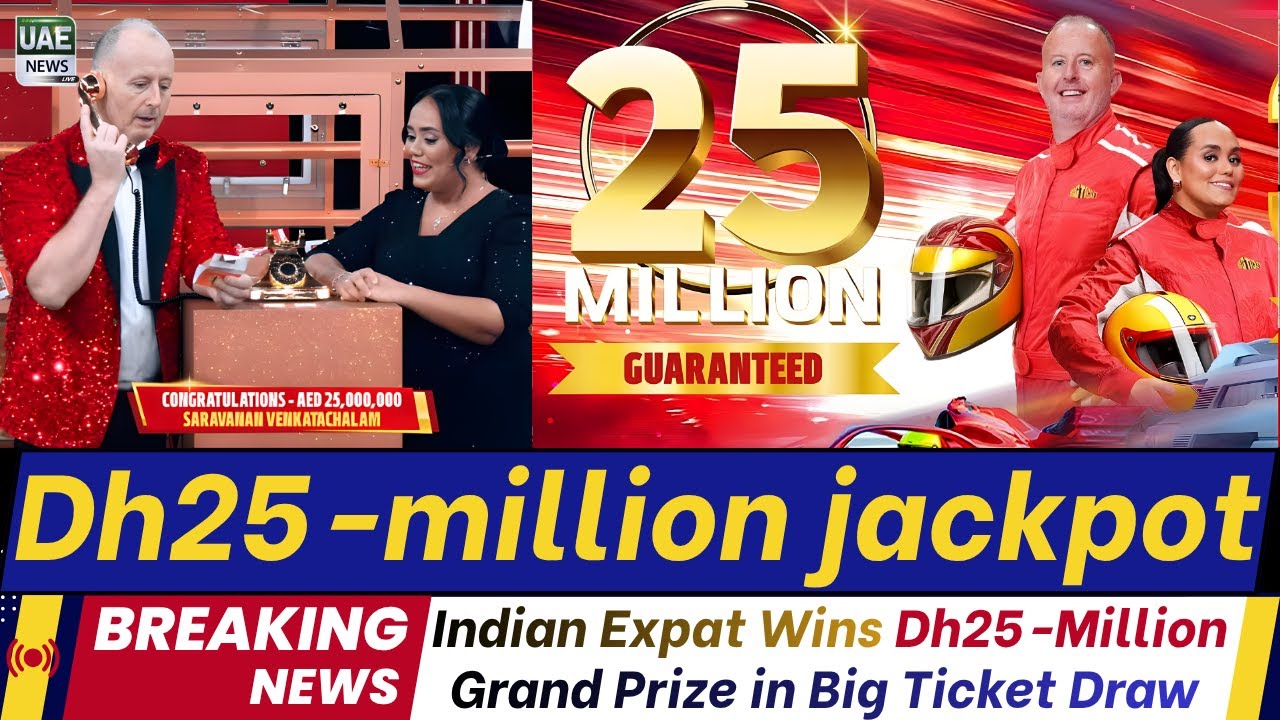 Indian Expat Secures Dh25 Million Jackpot in Big Ticket Draw