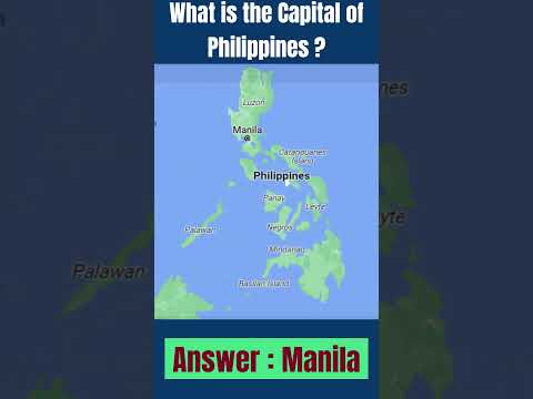 What is the Capital of Philippines | Country and Capital | @pradhanseducation