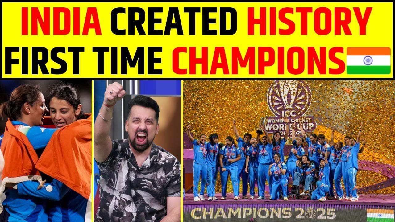 India Shatters Records! 🇮🇳 Live Final Victory Against South Africa | World Champions