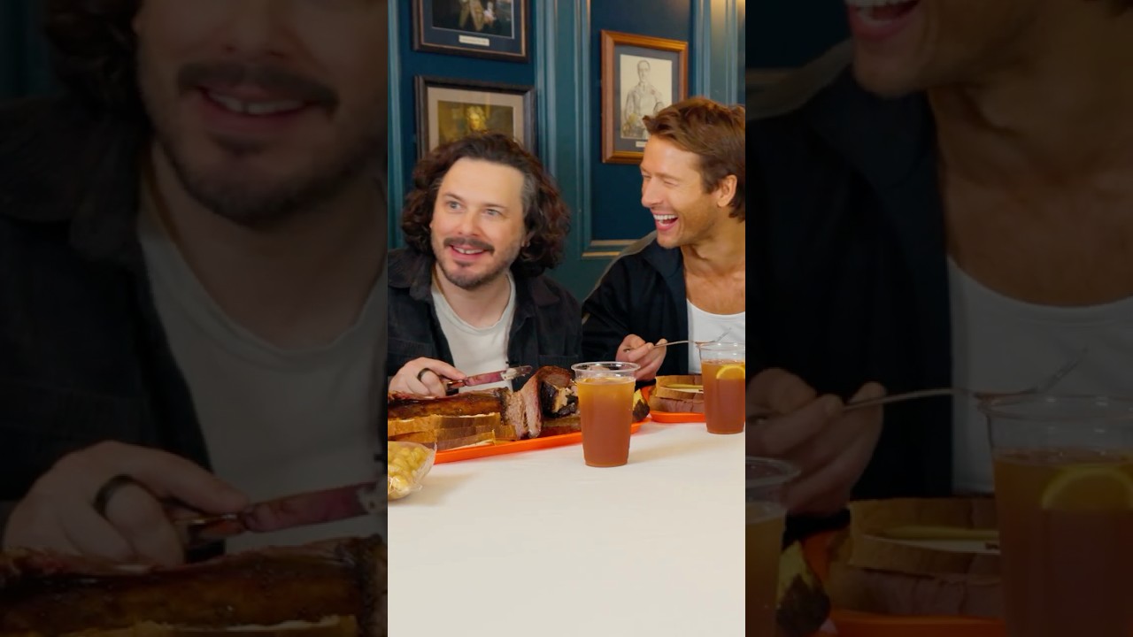 US vs UK Portion Sizes with Glen Powell & Edgar Wright πΊπΈπ¬π§