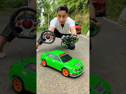 Ninja H2r And Remote Control Super Racing Car😍