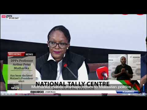 BREAKING NEWS | Mutharika declared Malawi's President-elect