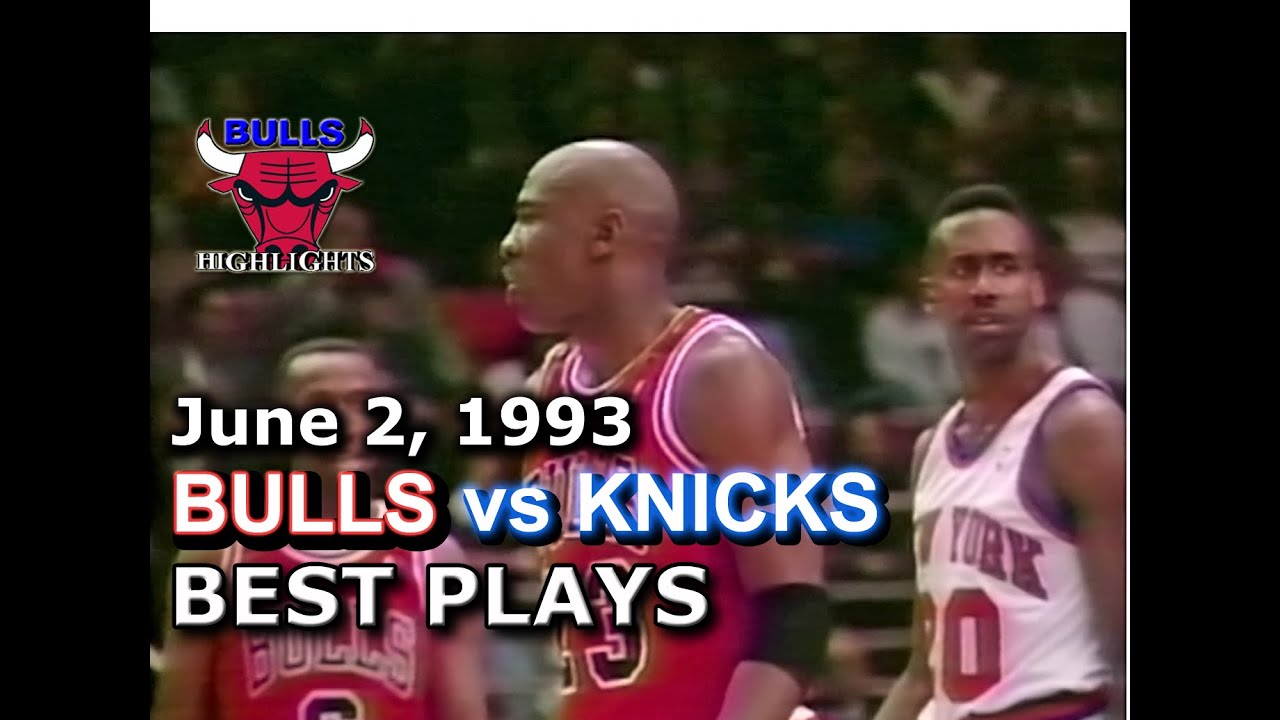 1993 Bulls vs Knicks Game 5 HD Highlights π | Classic Showdown from June 2, 1993