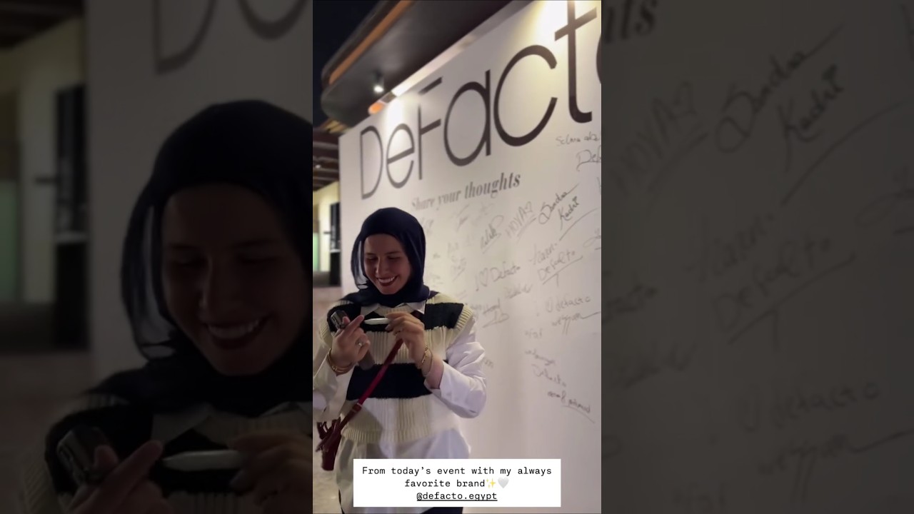 سلمي عبد العظيم في فعالية ديفكتو 🎉