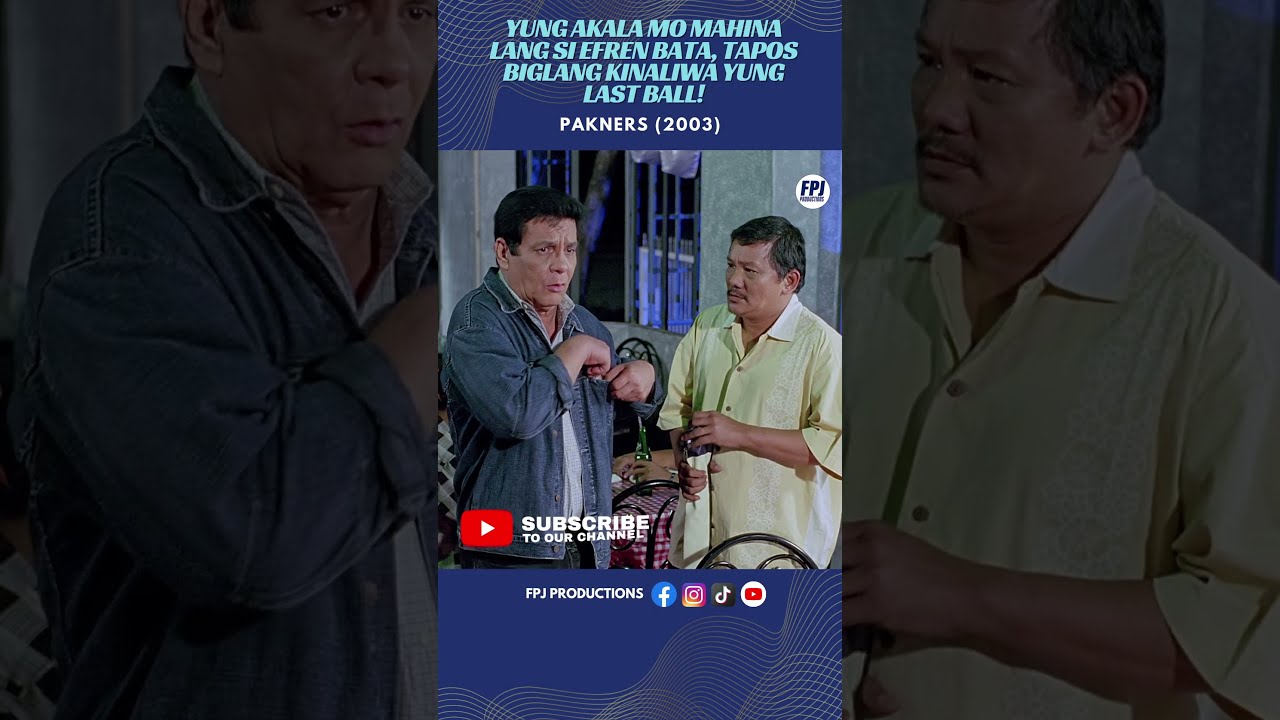 Efren 'Bata' Reyes Shown to Be More Than Just a Legend in 'Pakners' (2003)