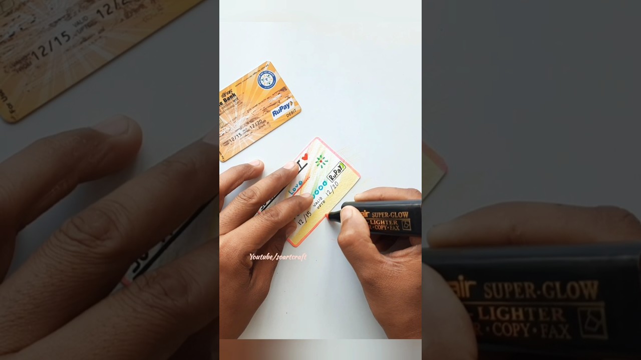 DIY Paper ATM Card 💳 | Easy Tutorial