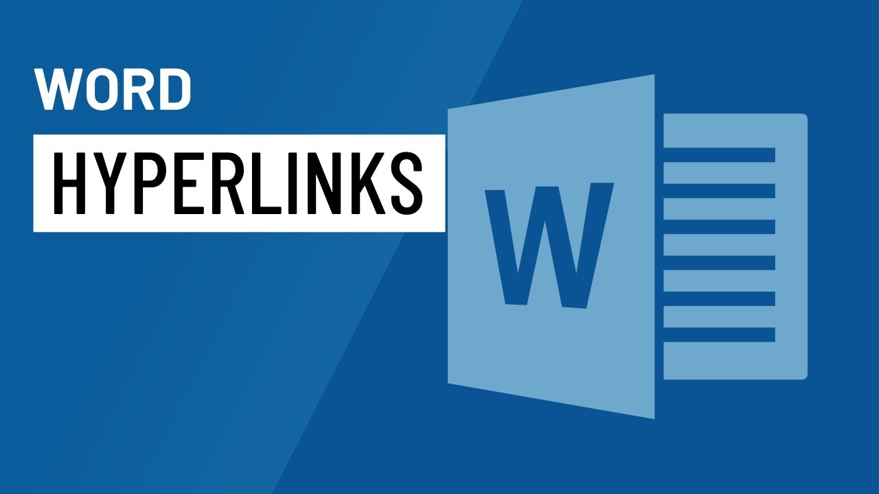Word 2016 Hyperlinks Basics 📎