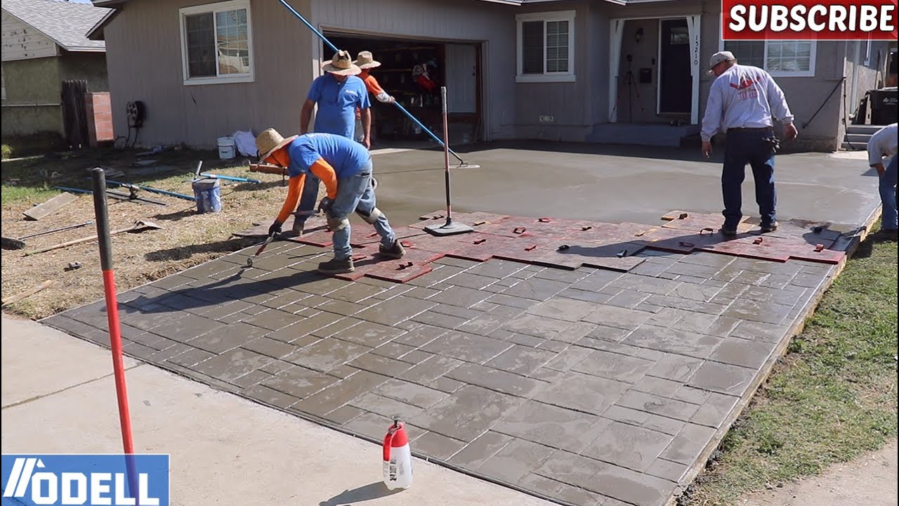 Step-by-Step Guide: Removing Old Driveway & Installing Stamped Ashlar Concrete π§