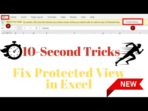 Unlock Excel Protected View With This Simple Hack