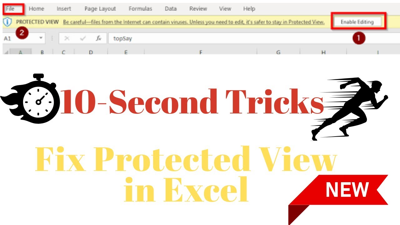 Quick & Easy Hack to Unlock Excel Protected View π