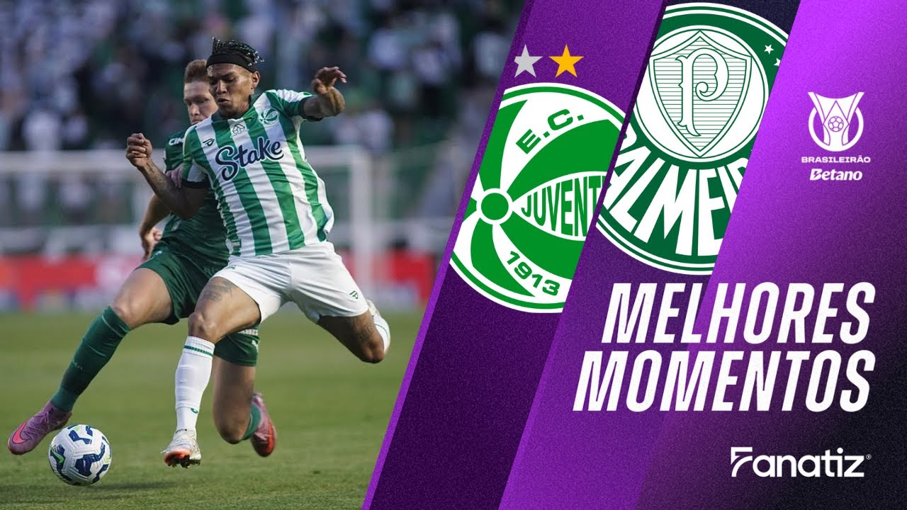 Palmeiras conquista vitória de 2-0 sobre Juventude no Brasileirão 2025 ⚽