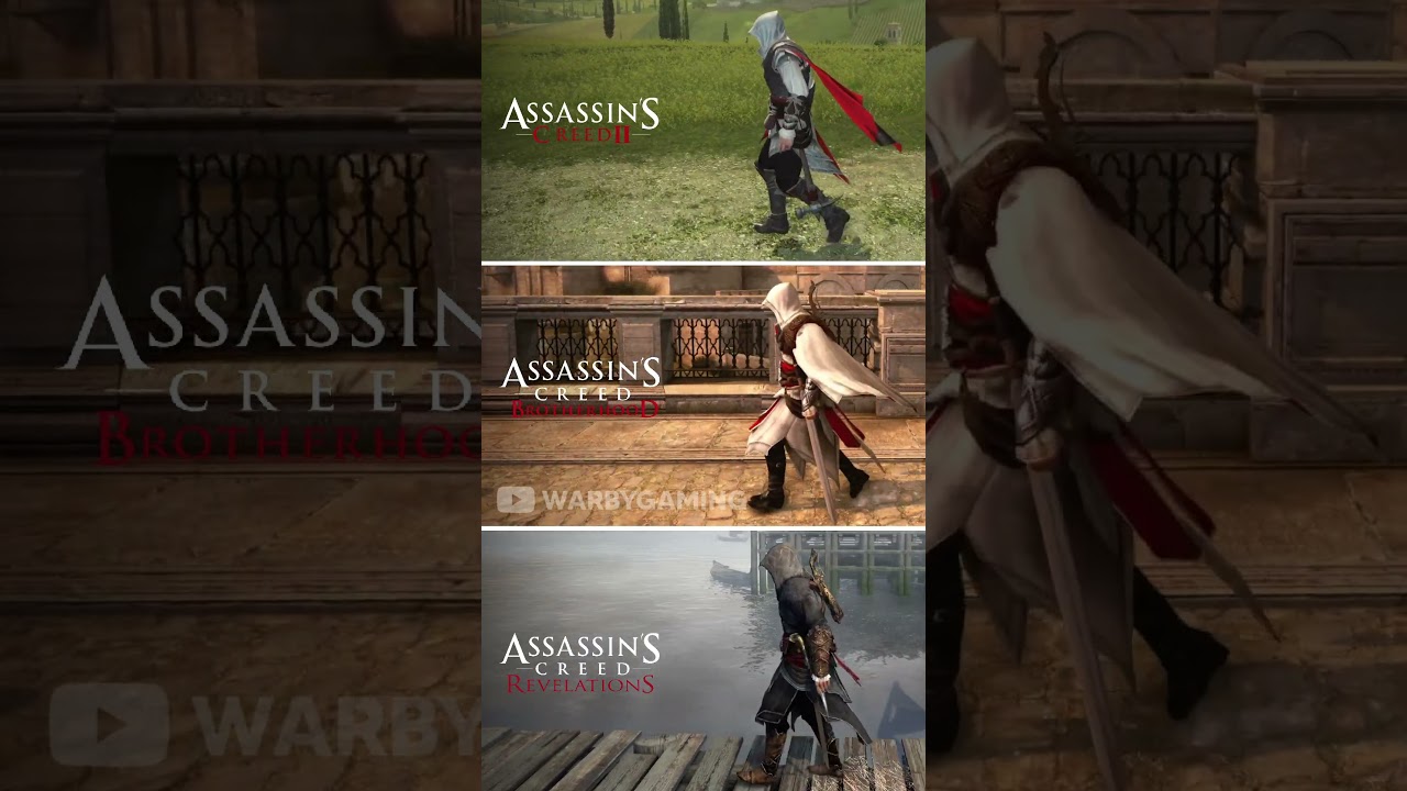 AC 2, Brotherhood & Revelations Walking Animations 🎮