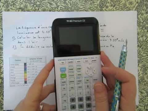 Calcul de la longueur d'onde à partir de la fréquence 📡