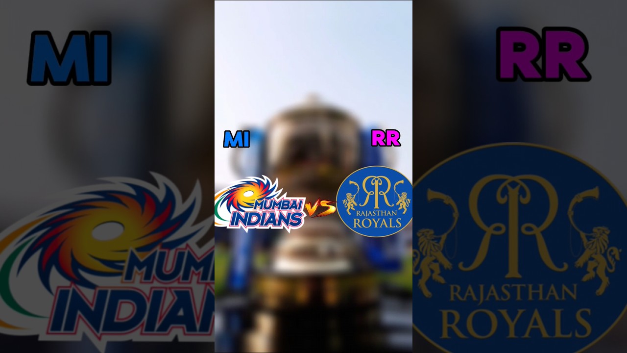 Mumbai Indians vs Rajasthan Royals: IPL Showdown 🏏