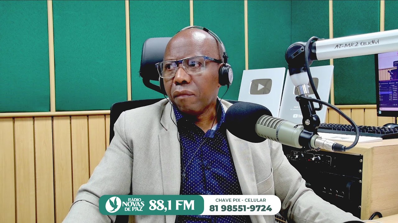 Ao Vivo na Rádio Novas de Paz 88,1 FM - Culto em Casa 🎙️