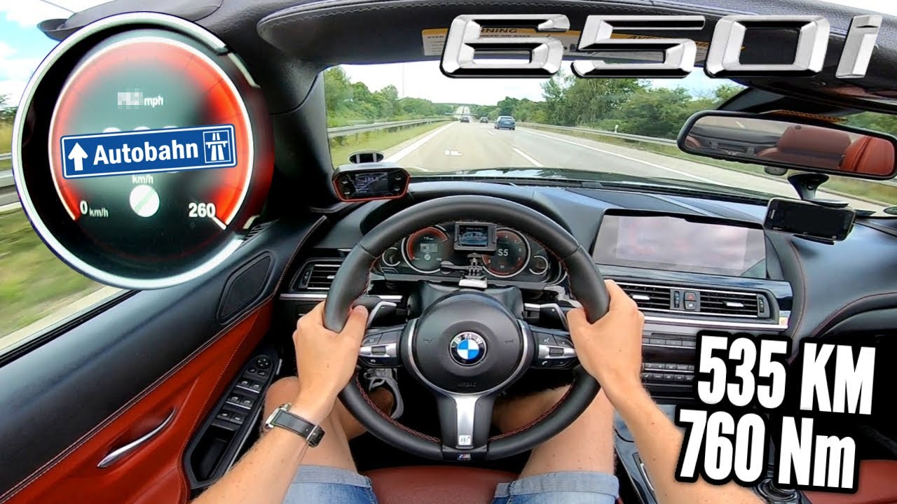 2014 BMW 650i xDrive V8 Cabrio | Autostrada & Speed Test