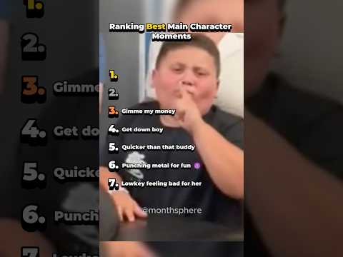 Ranking Best Main Character Moments #shorts