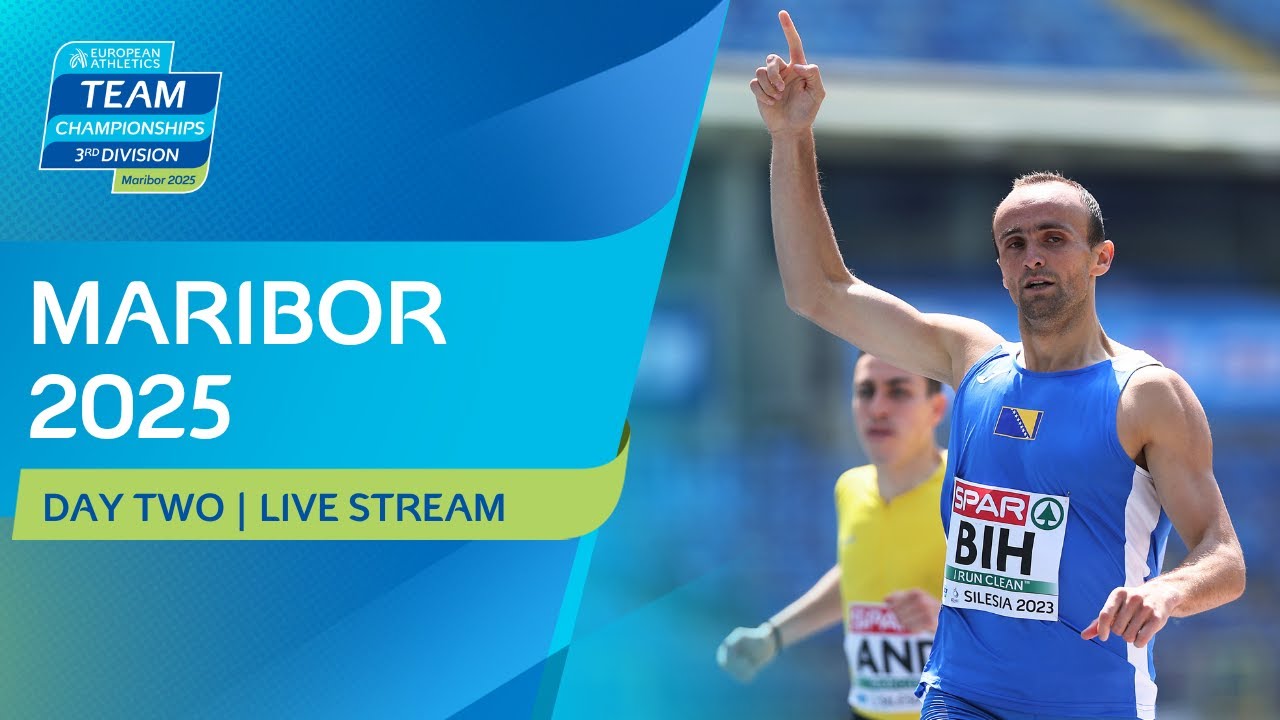 Watch Live: Day 2 of the 2025 European Athletics Team Championships 3rd Division 🏅