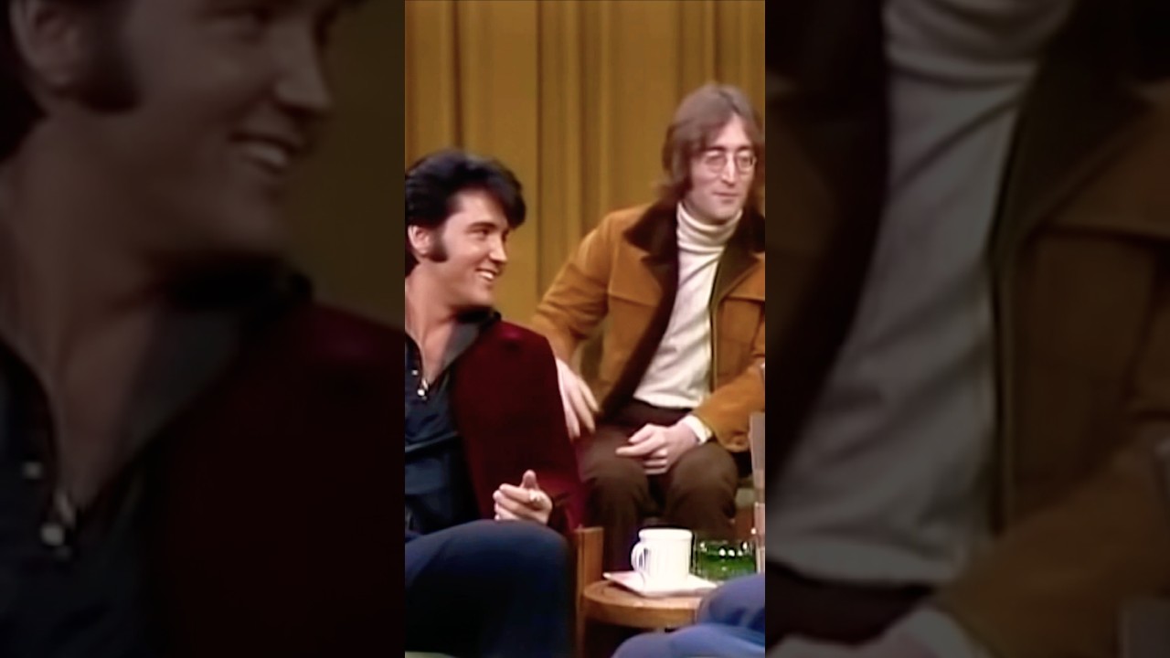 Elvis Presley & John Lennon on a Talk Show 🎤