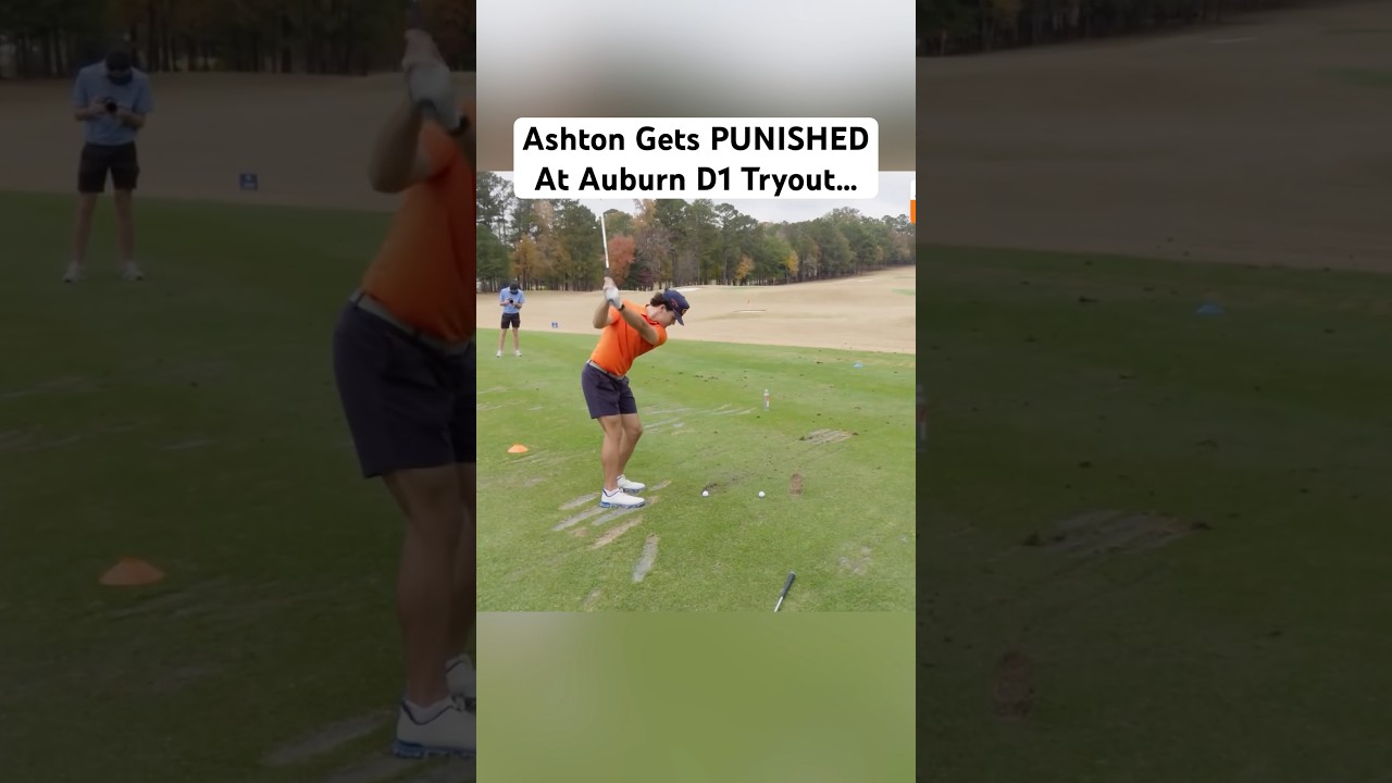 Better not be late to anything ๐ณ #golf #collegegolf #auburn #youtubegolf #tryout