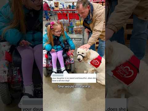 Does my daughter need a service dog? #wheelchair #servicedog #motherdaughter #shorts