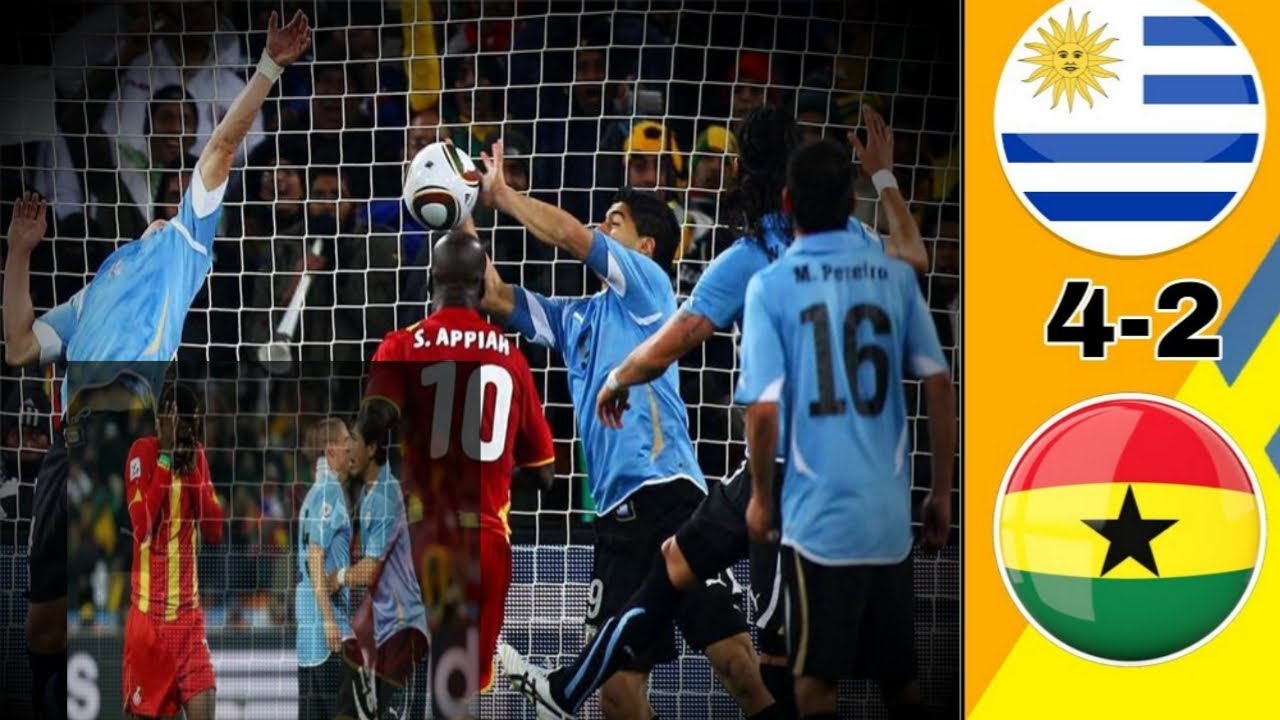 غانا وأوروجواي في ربع نهائي كأس العالم 2010 ⚽