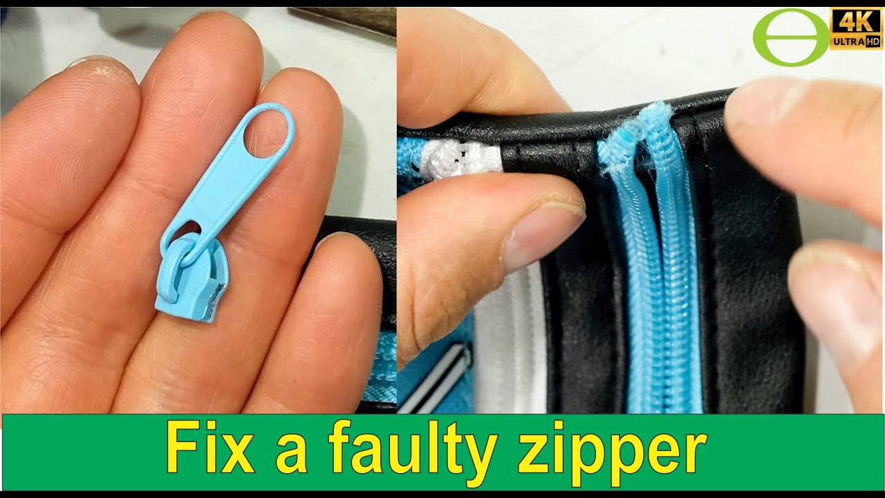 Easy Fix for a Broken Zipper on Your Pencil Bag ✏️