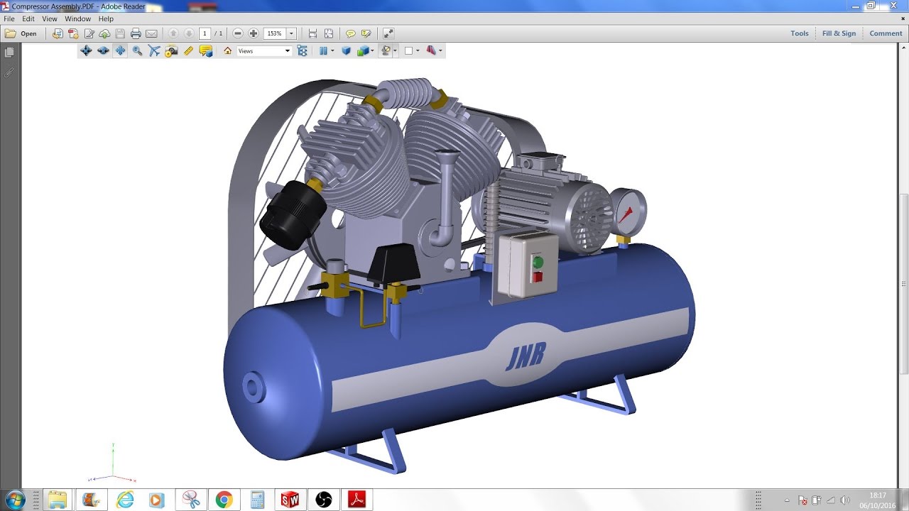 Creating 3D PDF Files from SolidWorks Parts