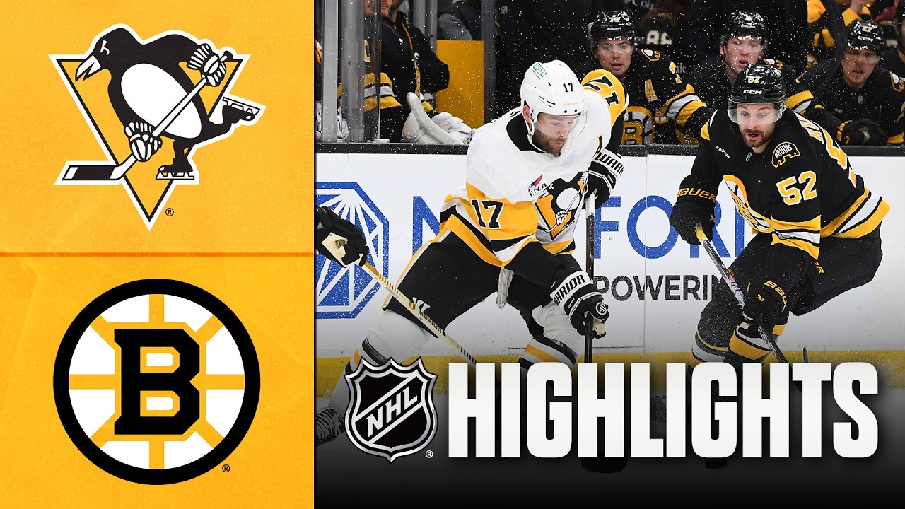 Penguins vs. Bruins NHL Highlights | March 03, 2026 π
