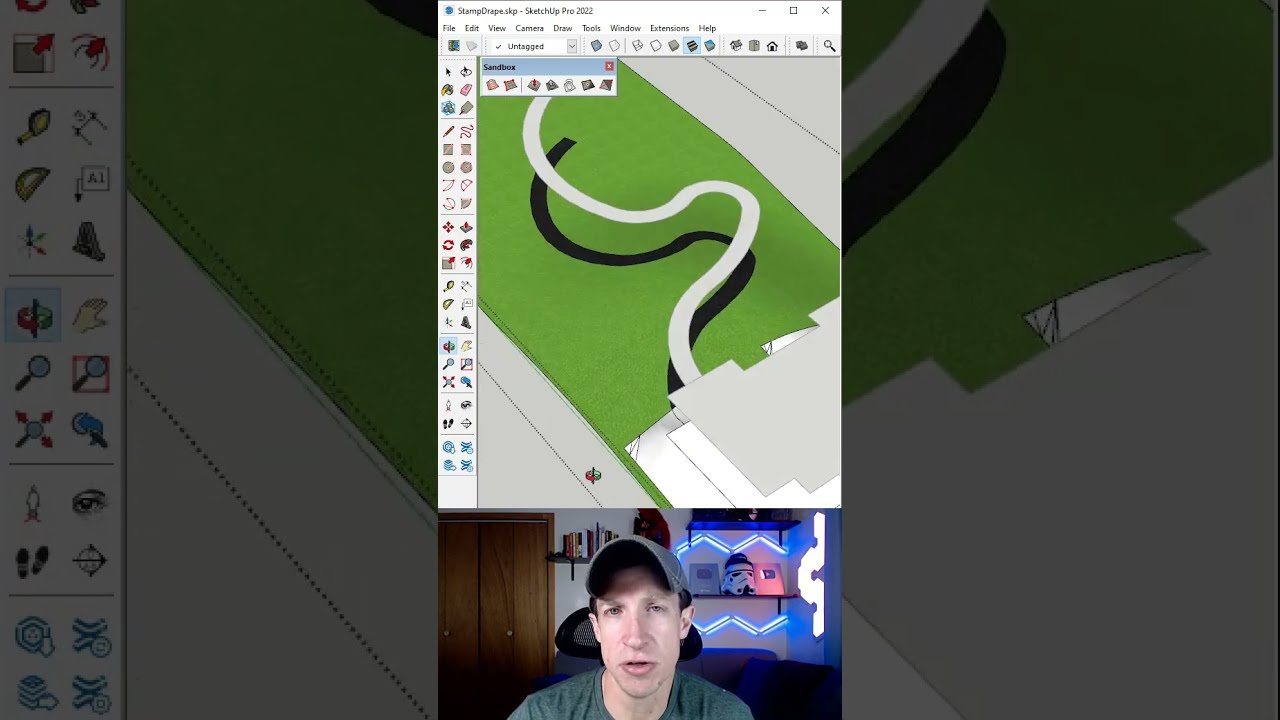 Master Terrain Editing with Stamp & Drape in SketchUp 🏞️