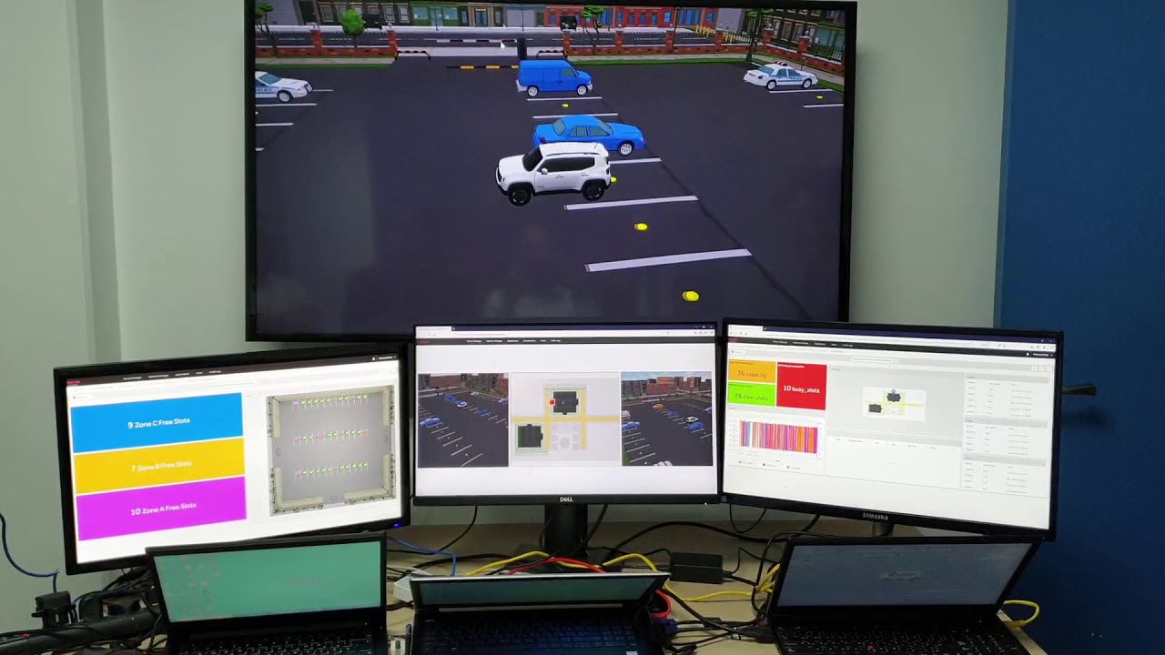 Senact IoT Smart Parking 3D Demo 🚗