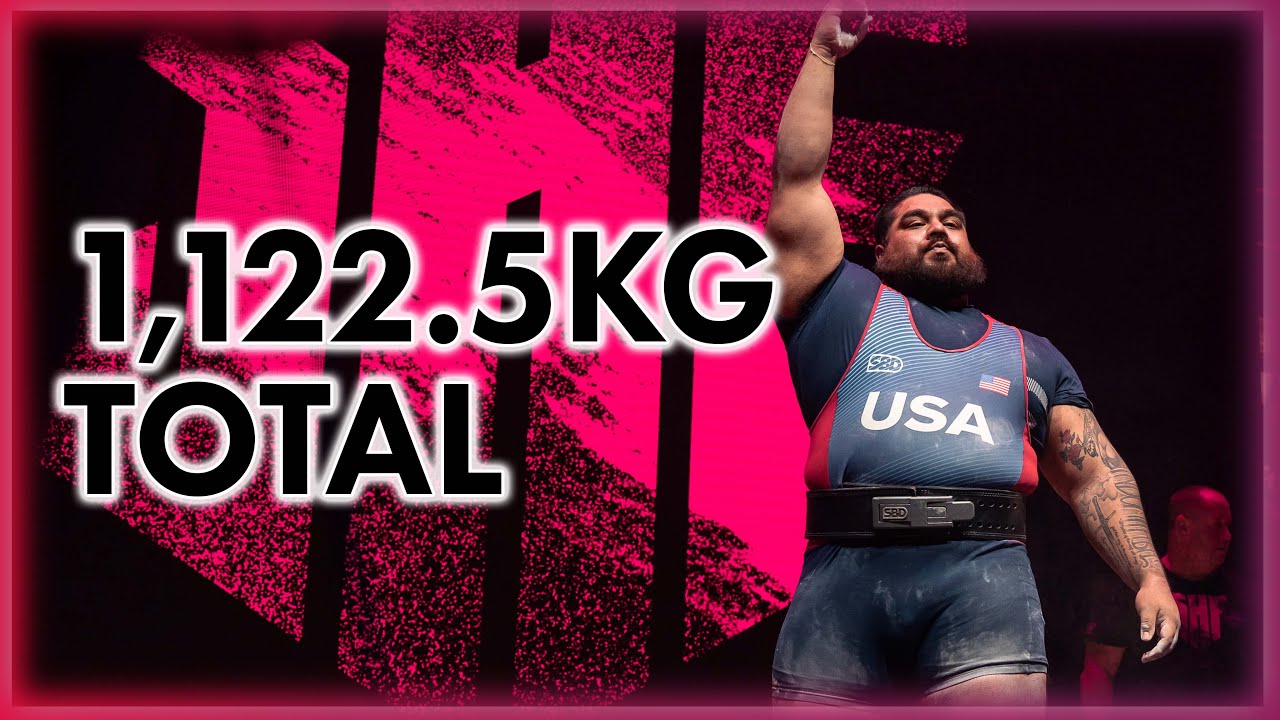 Jesus Olivares Breaks Records with 1,122.5 kg at Sheffield 2025 ๐๏ธโโ๏ธ