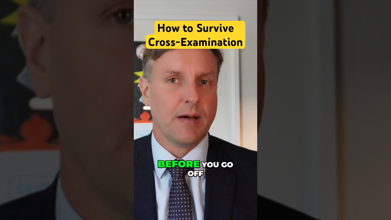Cross-Examination Tips from a Trial Lawyer 🧑‍⚖️