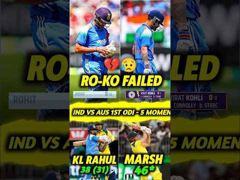 Roko Failed 😢 Aus Destroy India 💔 | IND vs AUS 1st ODI