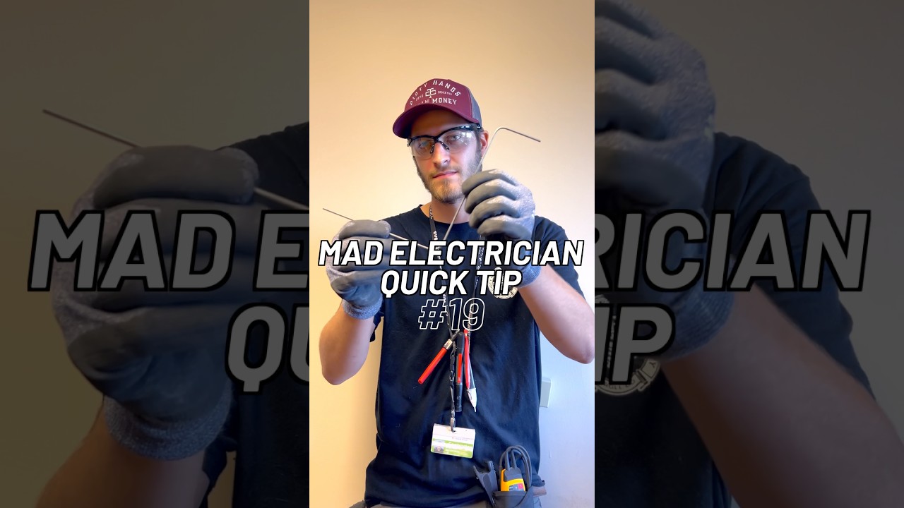 Electrician Quick Tip 19 - Cut In Trick ⚡️