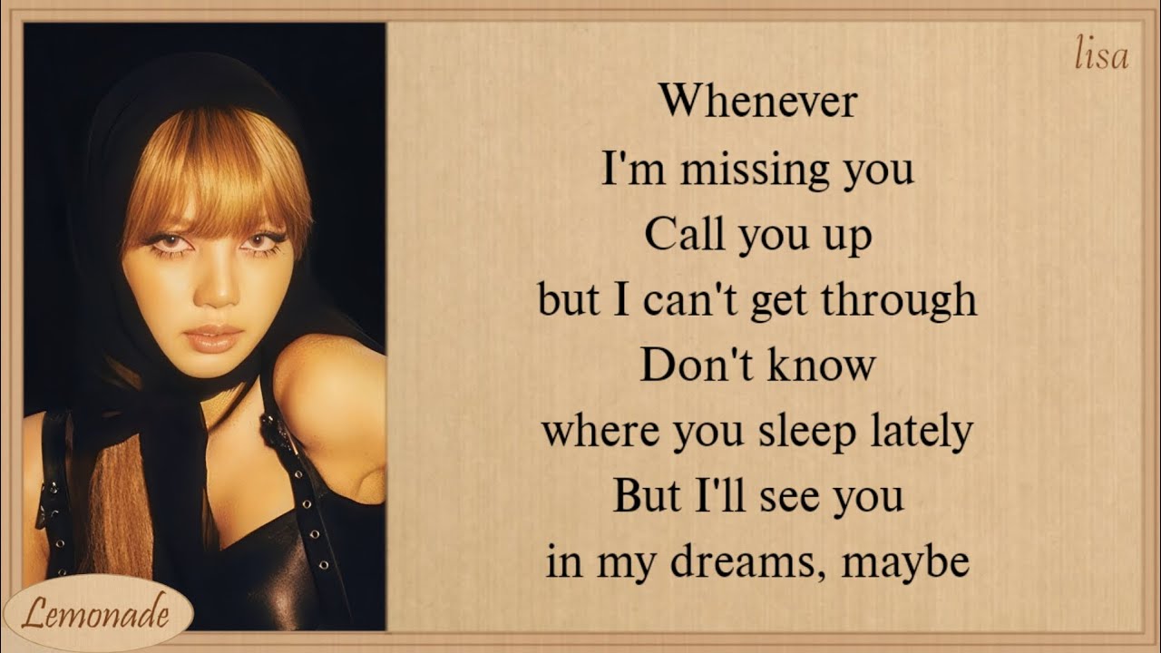 LISA Dream Lyrics