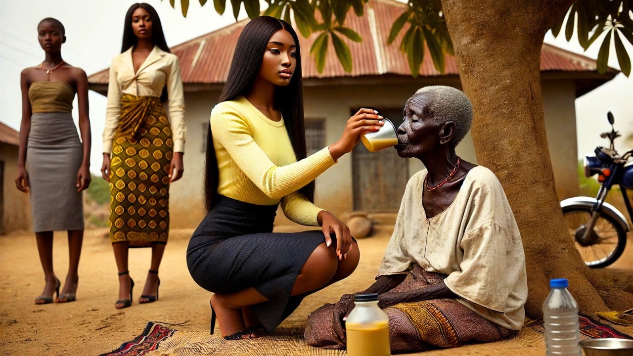 She Fed a Poor Old Woman, Unaware of Her True Identity