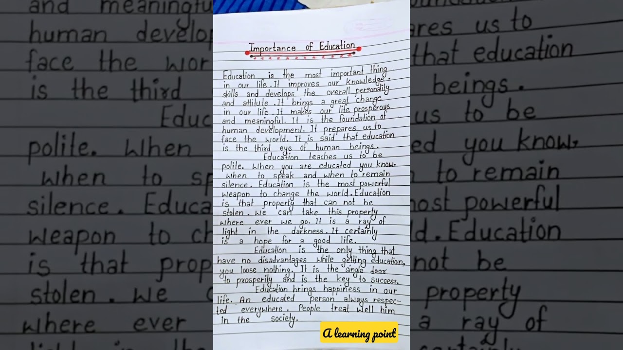 The Importance of Education 📚