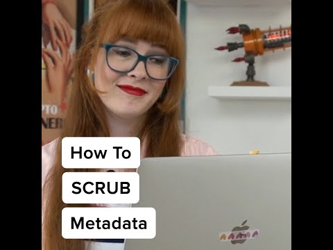 How to SCRUB Metadata 😉 #shorts