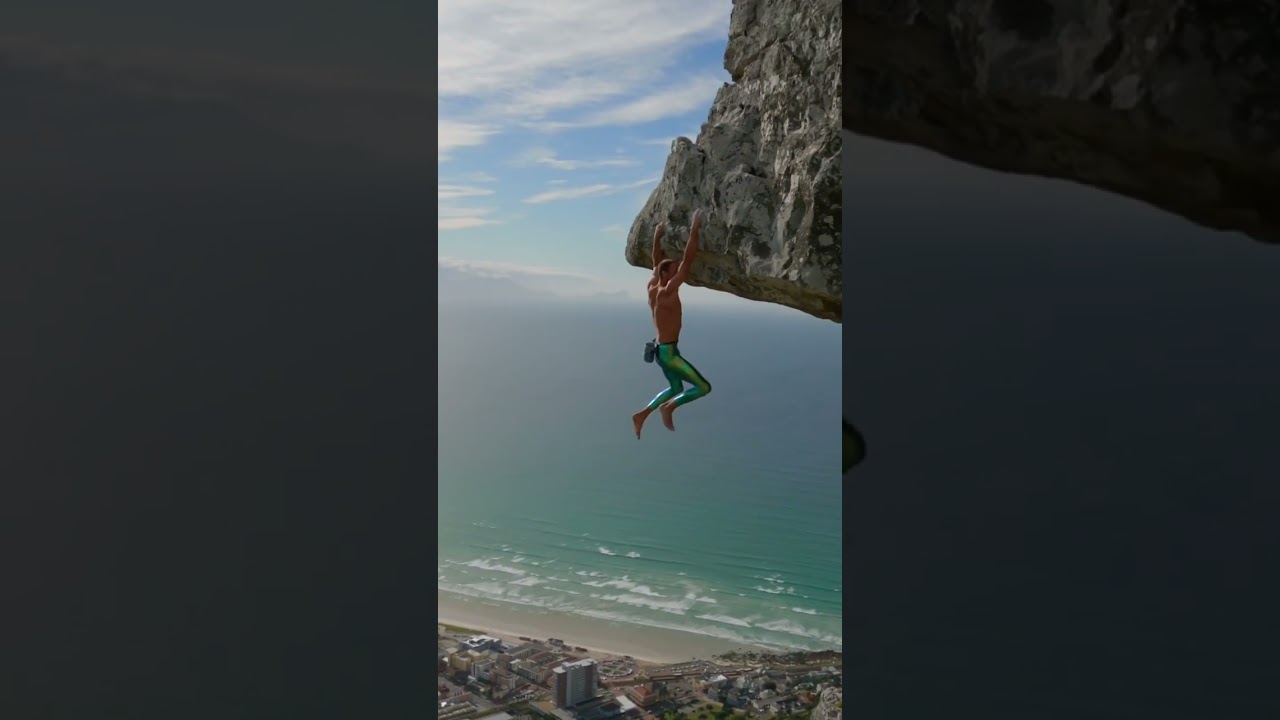 Watch Matt Bush Conquer a Cliff in Cape Town π§ββοΈ | Free Solo Climbing Short