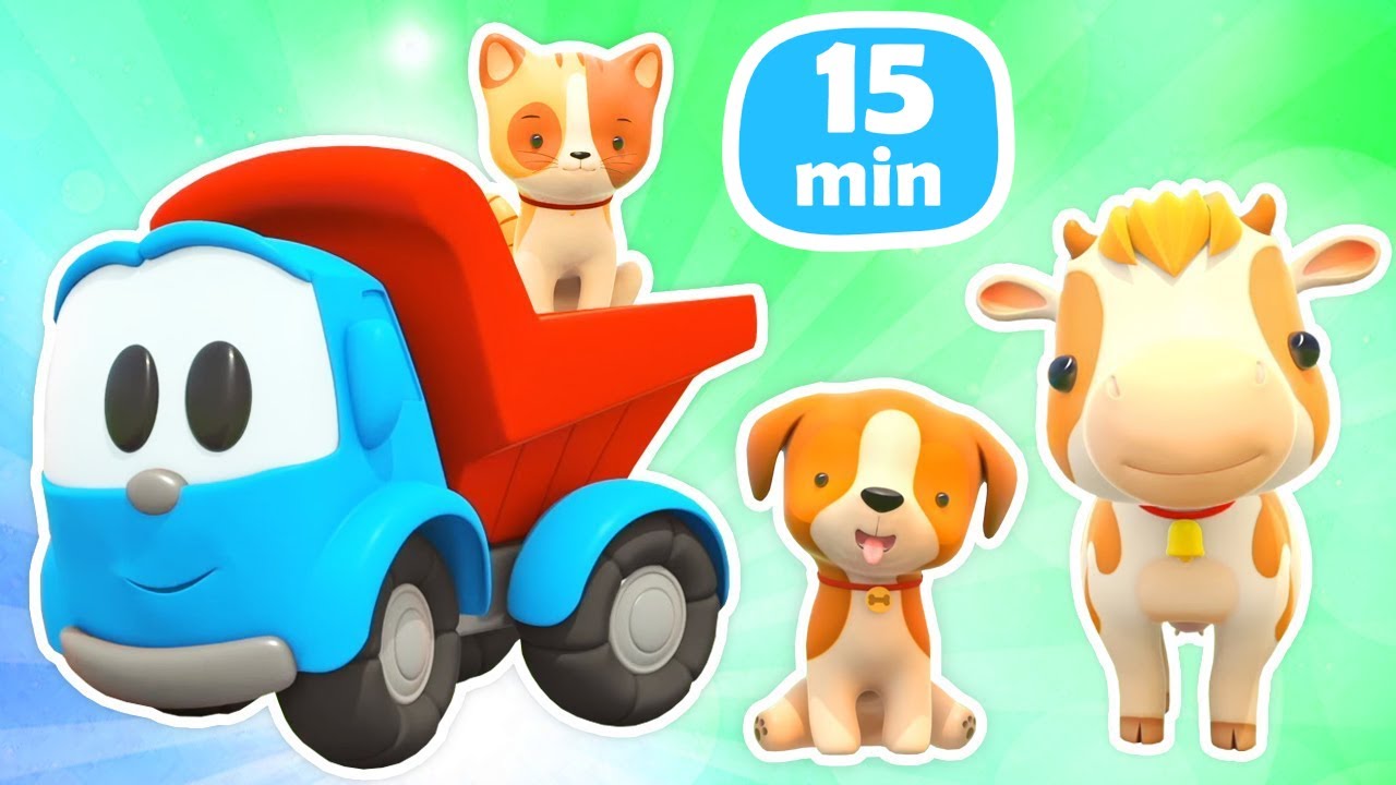 As melhores músicas para bebês aprenderem os nomes e sons dos animais da fazenda com o Léo!