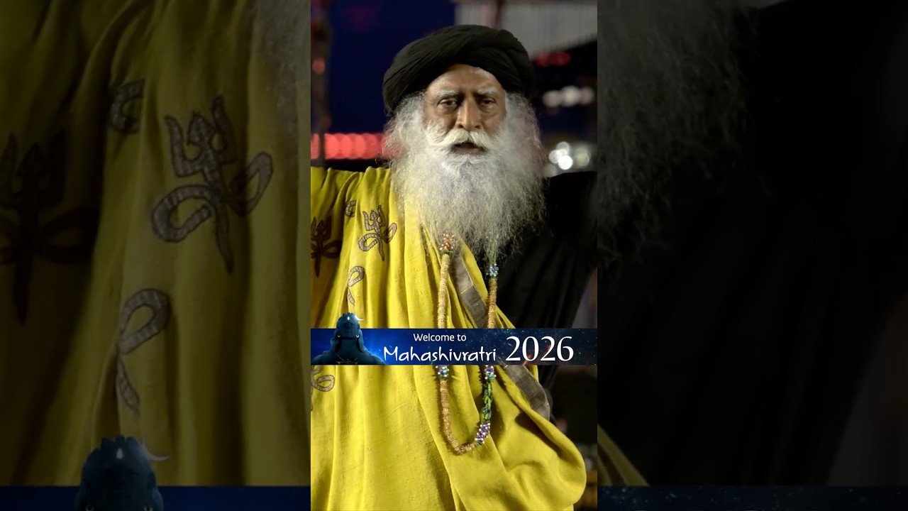Sadhguru welcomes all to Mahashivratri 2026 celebrations